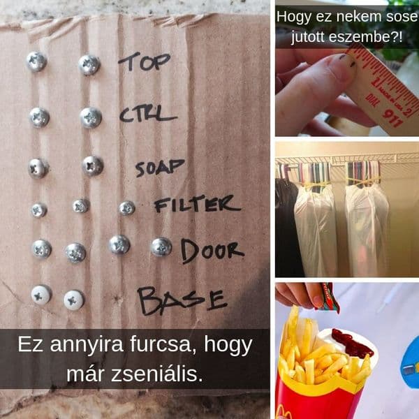 Több, mint 35 zseni, akik kreatív megoldásokat találtak ki a mindennapi problémákra.