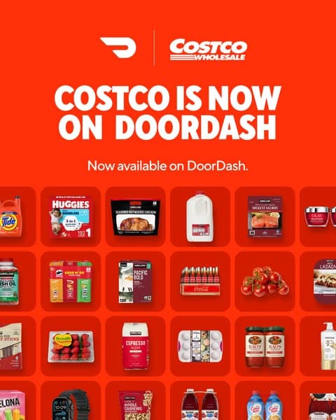 Costco is now on DoorDash!