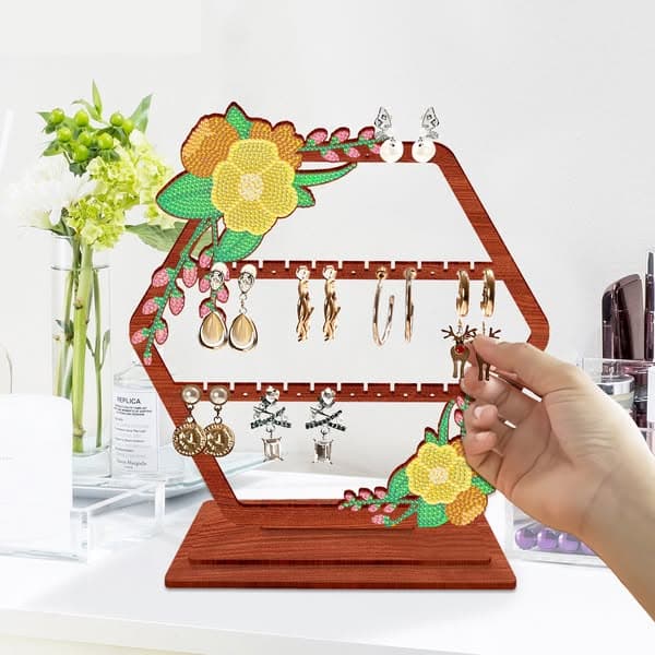 ✨DIY Diamond Painting Earring Holder Kit