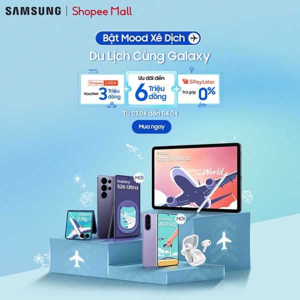 Bật mood xê dịch, du lịch cùng Galaxy