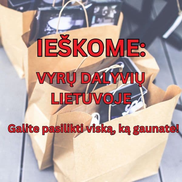 Ieškome: Vyrų dalyvių Lietuvoje! Norite būti nustebinti nuostabiais apdovanojimais? Prisijunkite dabar!