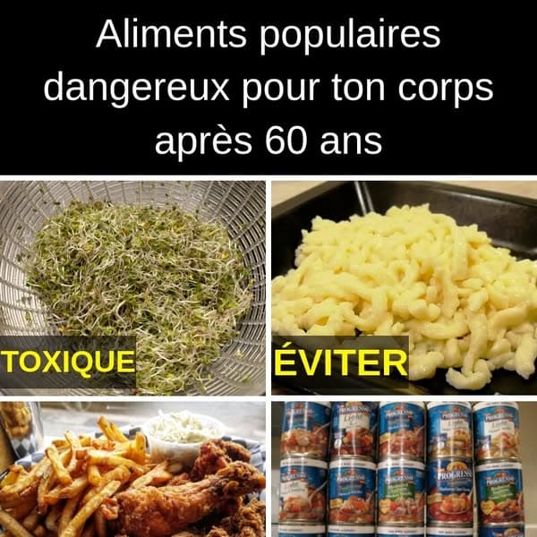 Seniors : Les médecins disent que ce sont les aliments à éviter pour être en bonne santé après 60 ans.