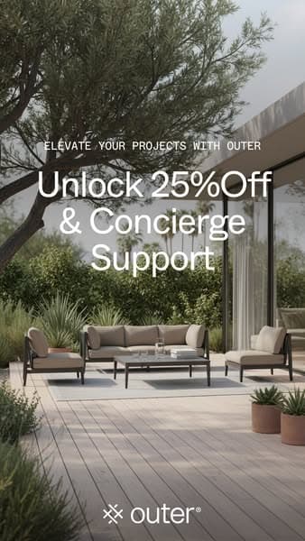 Design Outdoor Spaces with Exclusive Trade Benefits
