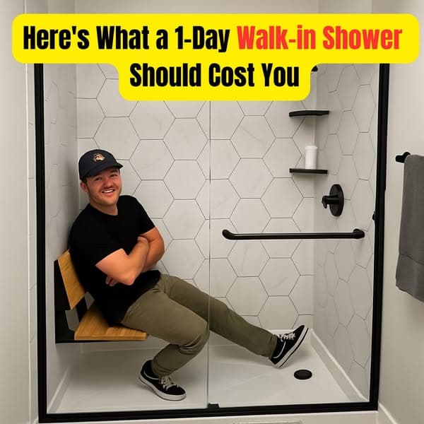 Here’s What a 1-Day Walk-in Shower Should Cost