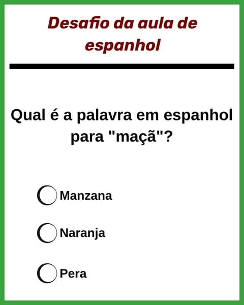 A maioria das pessoas tem dificuldade com as palavras em espanhol - você consegue fazer melhor?