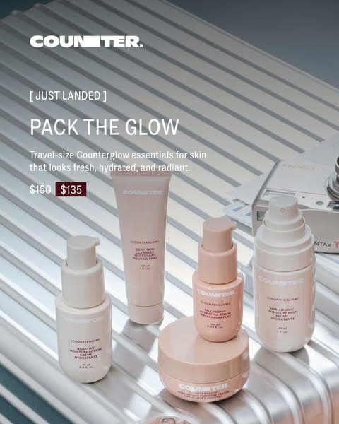 Shop Counterglow Travel Edit & Save