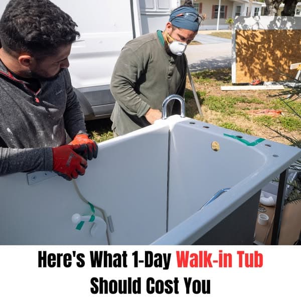 Here’s What a 1-Day Walk-in Tub Should Cost You