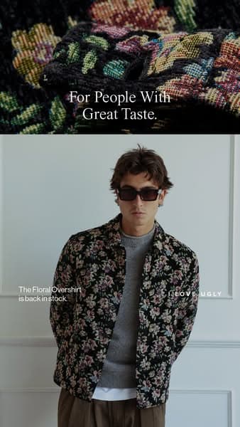 BACK IN STOCK | The Floral Overshirt