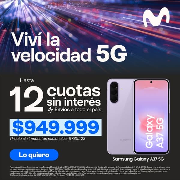 Viví la velocidad 5G