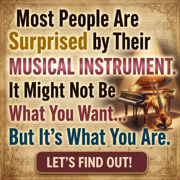 🎵 Which Musical Instrument Are You?