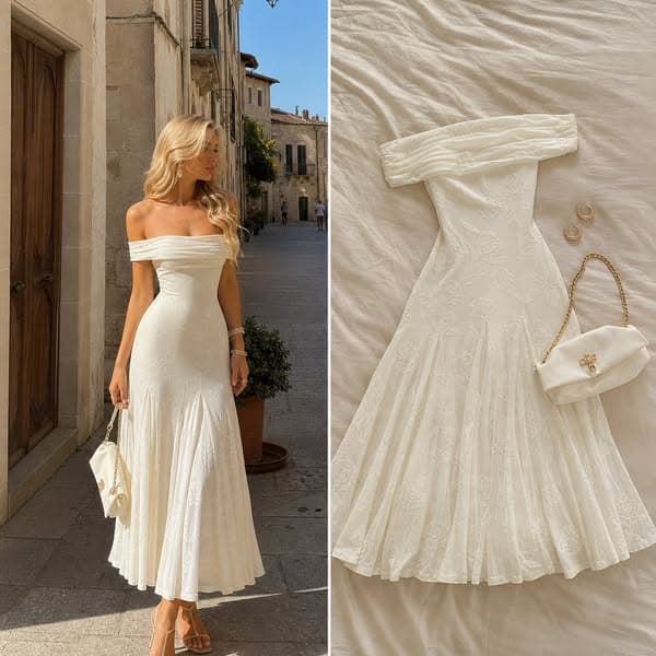 Elegant maxi dress - Cider