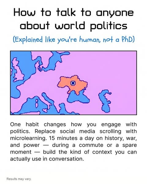🌍 Finally Understand World Politics—No Degree Required