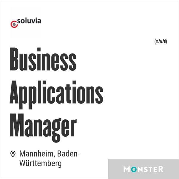 Business Applications Manager