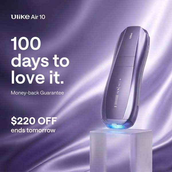 Say Goodbye to Hair - Shop Ulike Air10’s Fast & Painless Hair Removal Now!