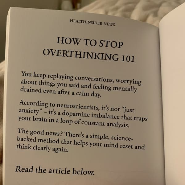 -HOW TO STOP
OVERTHINKING 101
