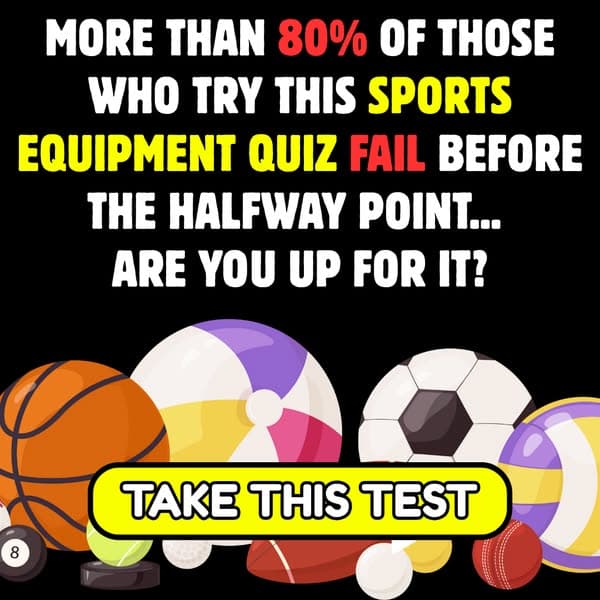 🏀 Sports Equipment Quiz