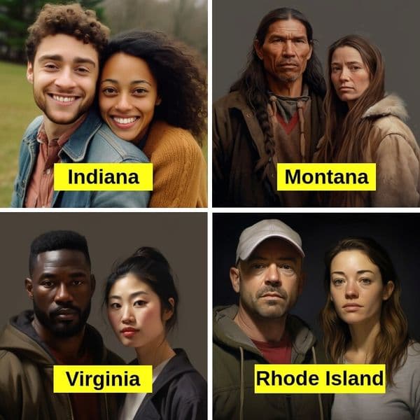 What Each US State Looks Like As A Person According To AI