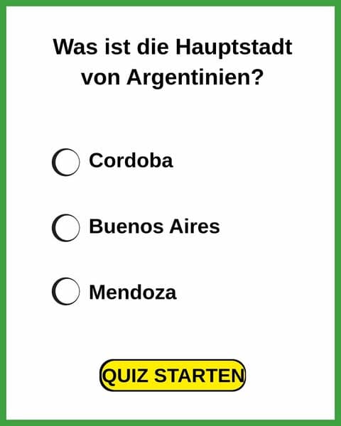 Du denkst, du kennst deine Hauptstädte? Die meisten Menschen wissen es nicht