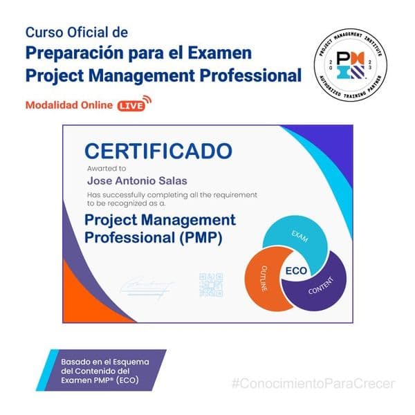 ¡Certificación PMP®!