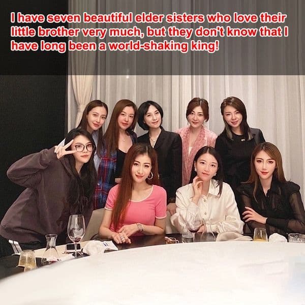 My seven sisters are all stunningly beautiful