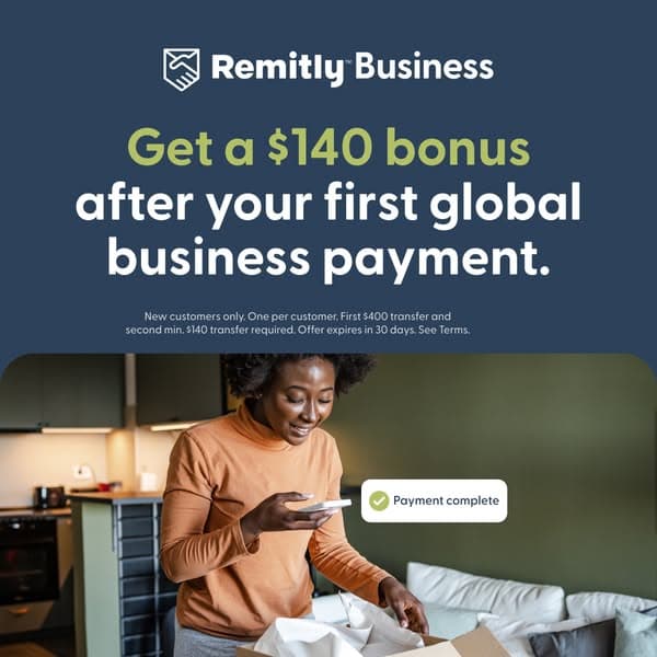 Get your $140 bonus