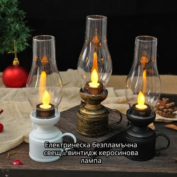 🌟 Елeгантност на винтидж LED лампа