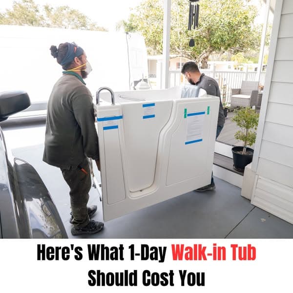 Here’s What a 1-Day Walk-in Tub Should Cost You
