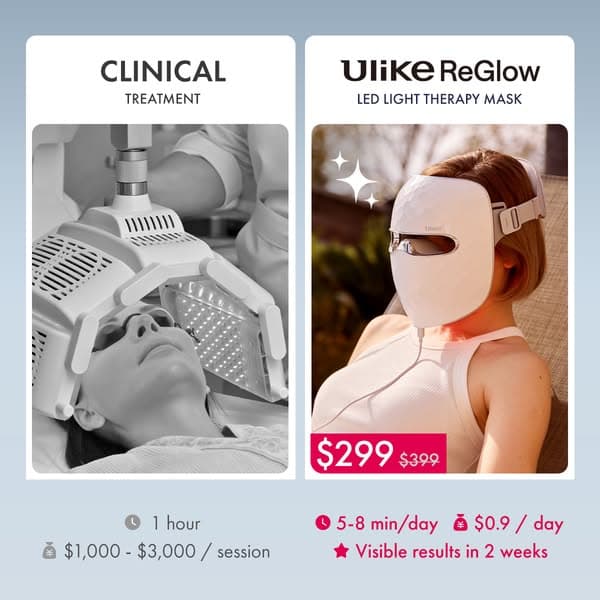 Ulike ReGlow Summer Sale-AT-Home LED Facial Treatment!