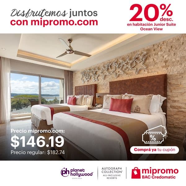 20% Desc. Junior Suite Ocean View ( Setiembre-Octubre)