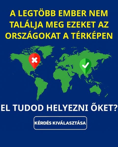 A legtöbb felnőtt megbukik ebben az általános iskolai földrajz kvízben