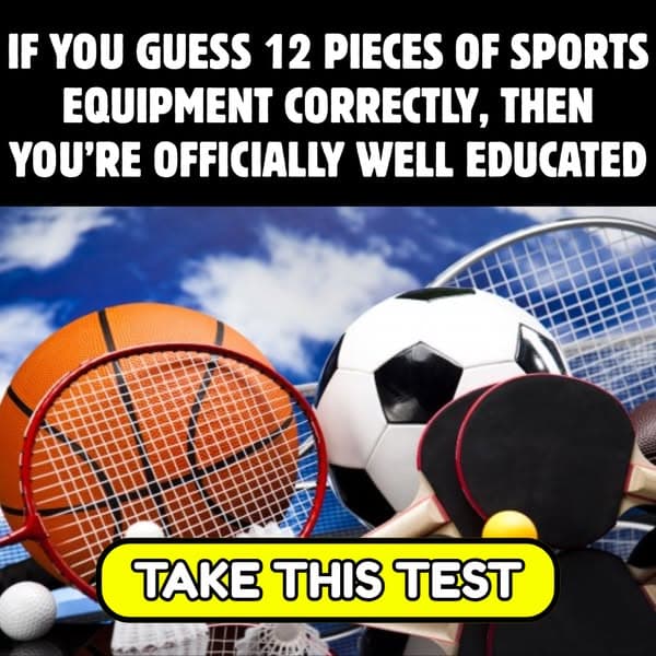 🏀 Sports Equipment Quiz