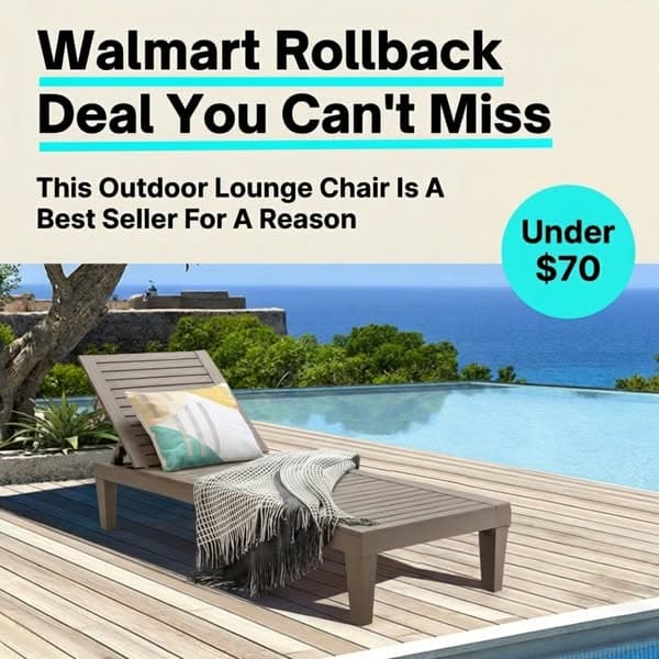 Best-Selling Outdoor Lounge Chair on Walmart