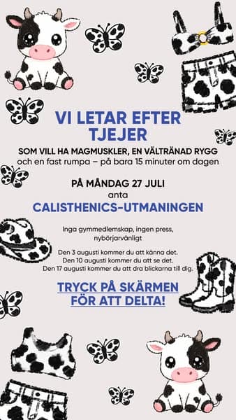 Börja din förvandling nu!