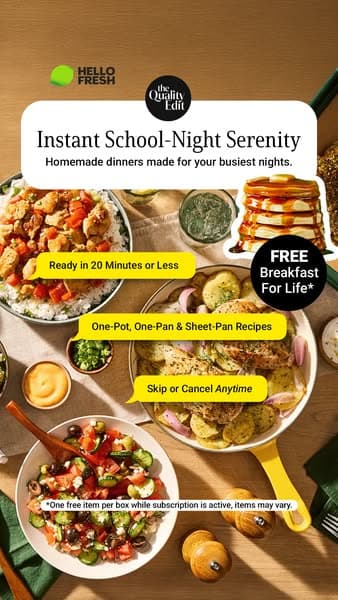 Free Breakfast for Life w/ code TQE20FMB