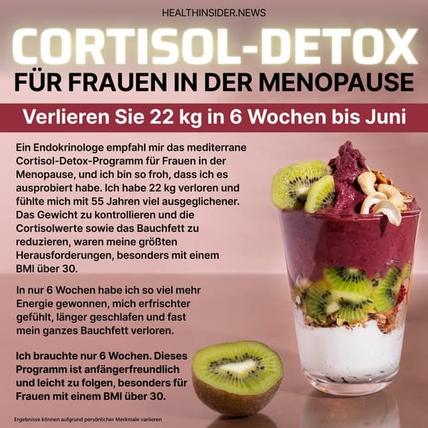 Cortisol-Detox für Frauen in den Wechseljahren
