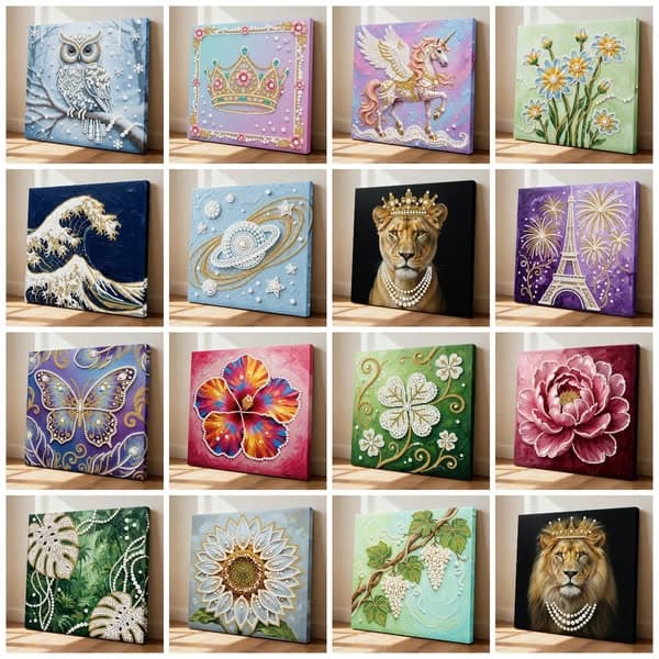 ✨Pre-Framed DIY Handcrafted Pearl Art Kits👉