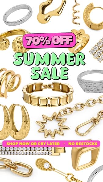 ☀️ SUMMER SALE 70% OFF