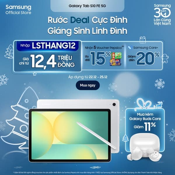 Giáng Sinh SALE Đỉnh Tuyệt Tác Công Nghệ