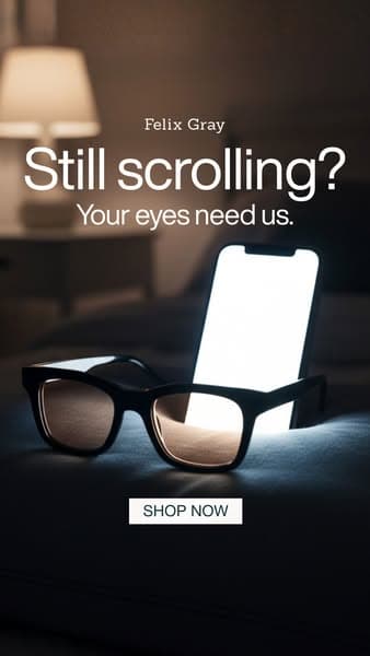 Blue Light Glasses To Combat Digital Eye Strain