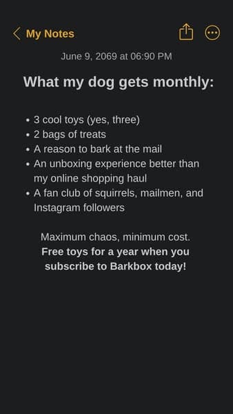 Free Toys For A Year