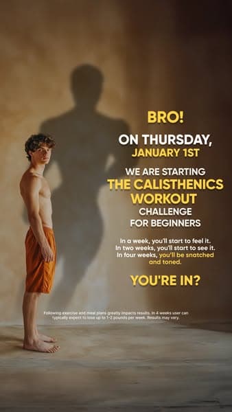 For Big Guys:
💪 Start Fifteen Today.
🏋️ Build Steady Strength.