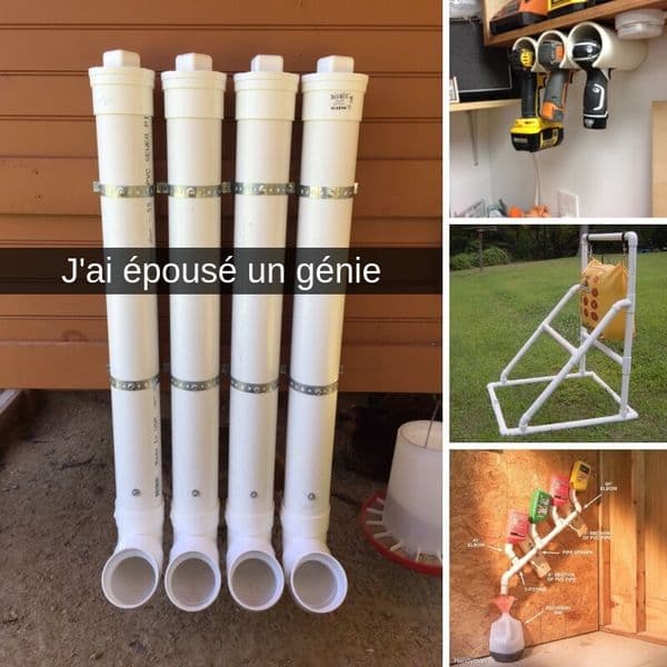 Plus de 35 bricolages faciles avec des tuyaux en PVC