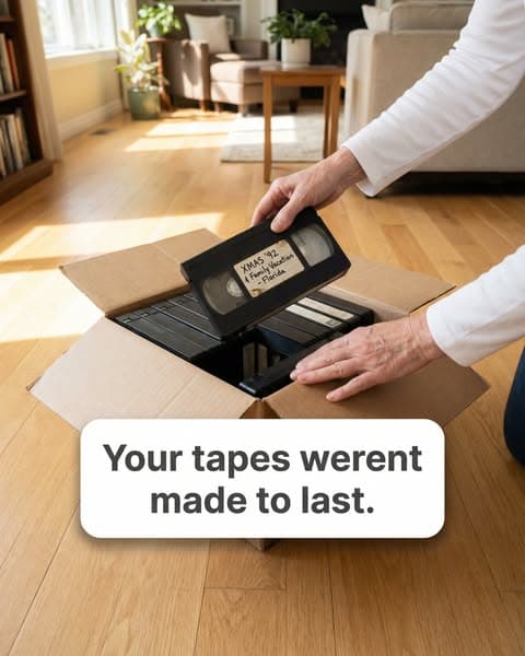 Save Your Family's Tapes — 50% Off Today