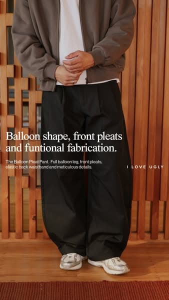 The Balloon Pleat Pant