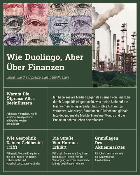 ⏳ Schluss mit Scrollen. Lerne Finanzen!