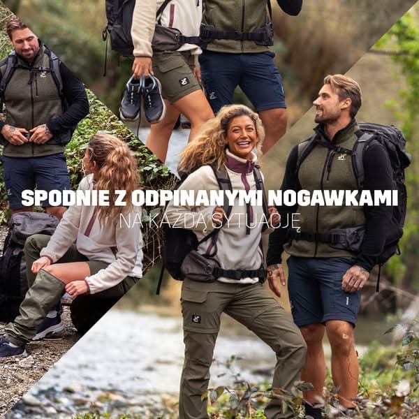 Odkryj spodnie z odpinanymi nogawkami 👖