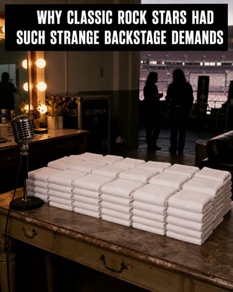 Why Classic Rock Stars Had Such Strange Backstage Demands