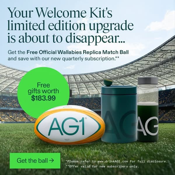 Free Official Wallabies Replica Match Ball