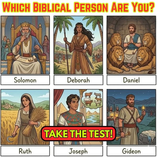 Which Biblical Character Reflects Your Personality? 📖✨