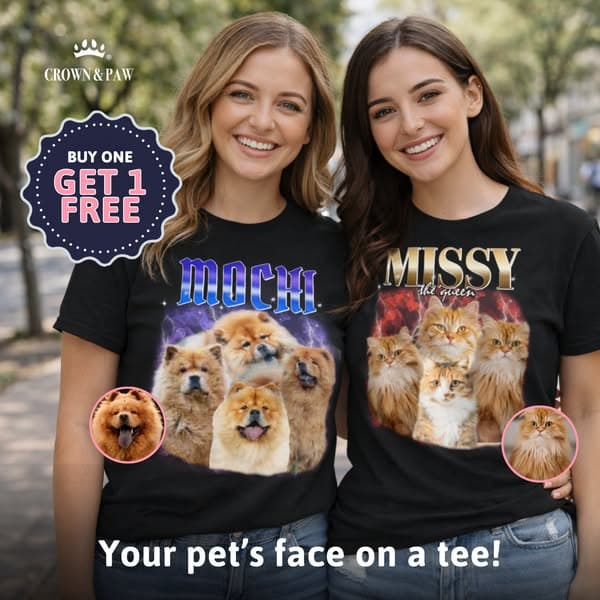 Buy 1 Pet Tee, Get 1 FREE 🐾